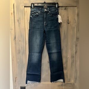 NWT- Mother denim Insider Crop Step Fray in Tongue in Chic